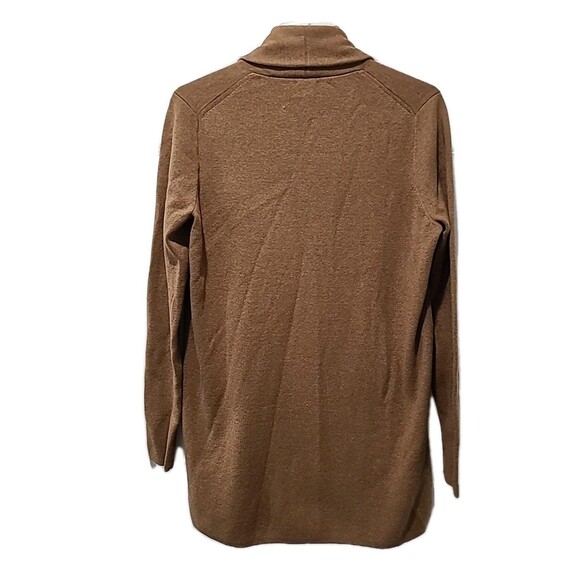 NWT J. Crew Chelsea Open Shawl Cardigan Sweater Camel Brown Rust Size S - Picture 4 of 4